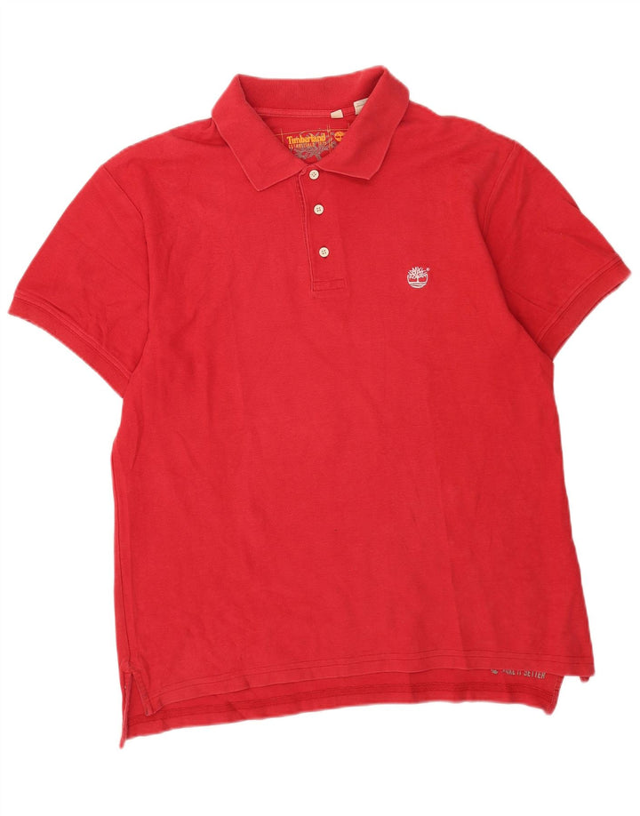 Timberland Polo Homme Grand Rouge Coton