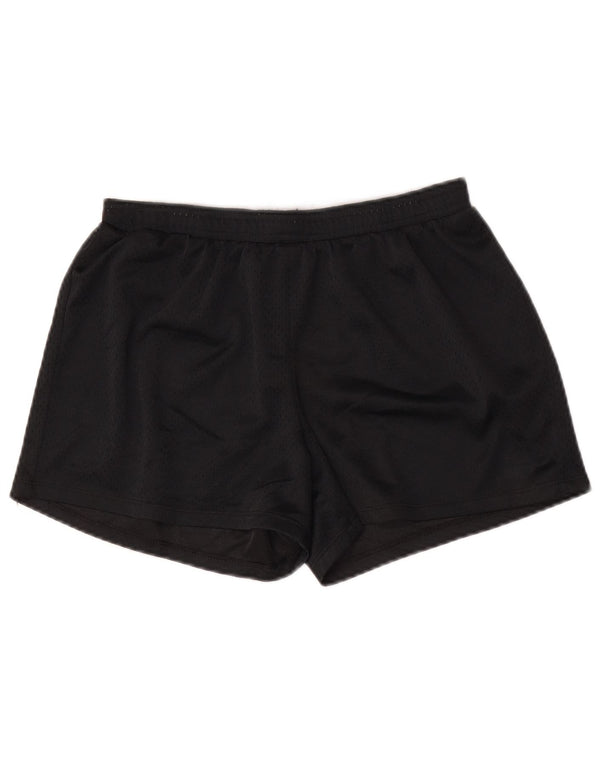 Champion Short de sport pour femme UK 12 Medium Noir Polyester