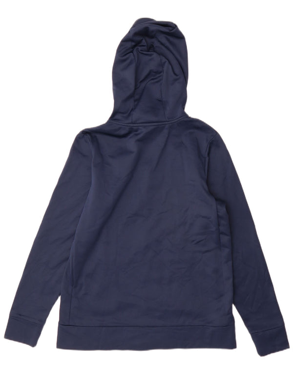 Nike Femme Mars Cheerleading Zip Sweat à capuche UK 12 Bleu marine moyen