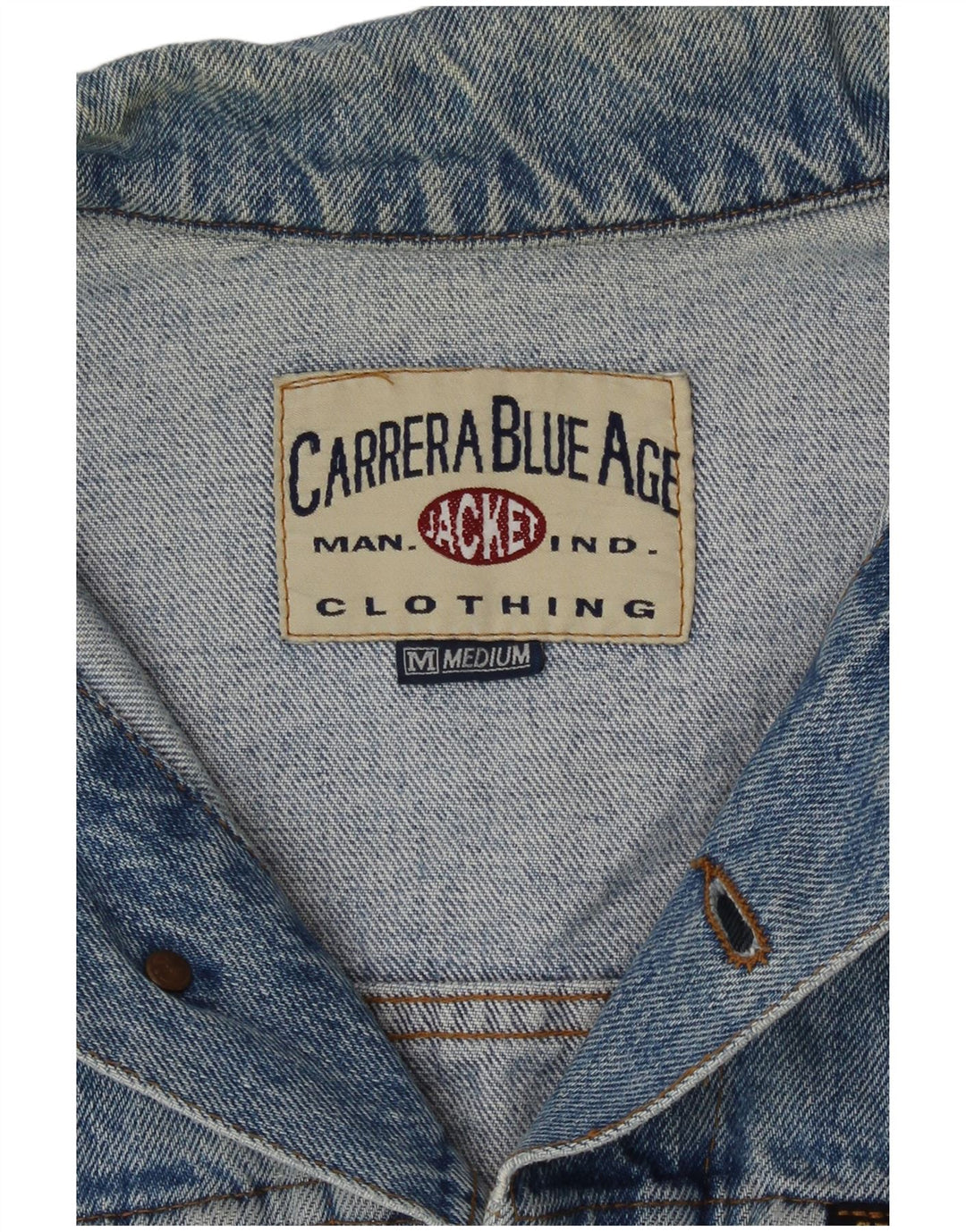 Carrera Veste en jean pour homme UK 38 Bleu moyen Coton