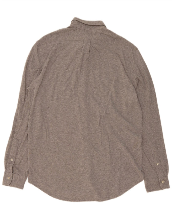 Ralph Lauren Chemise en maille poids plume pour homme, grand gris