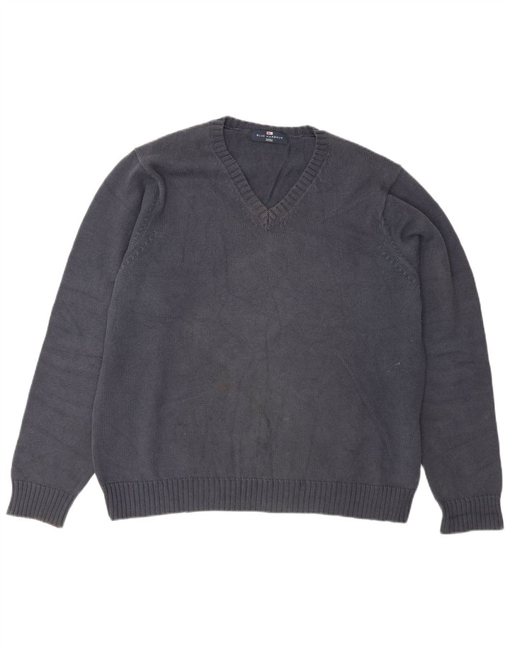 Marks & Spencer Pull Blue Harbor Col V Homme Bleu Marine Moyen