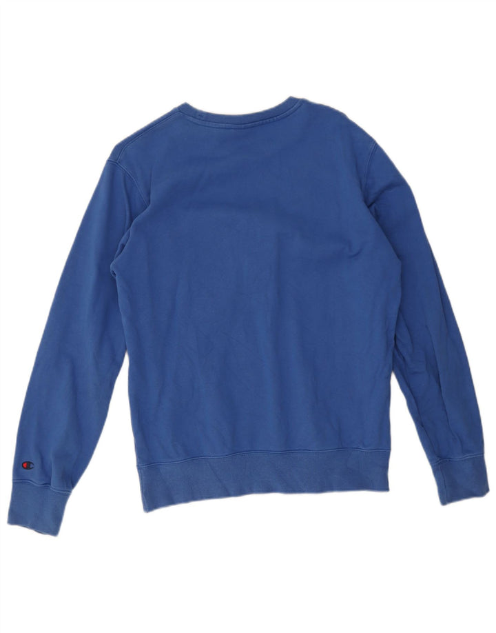 Champion Sweat-Shirt Graphique Homme Bleu Moyen