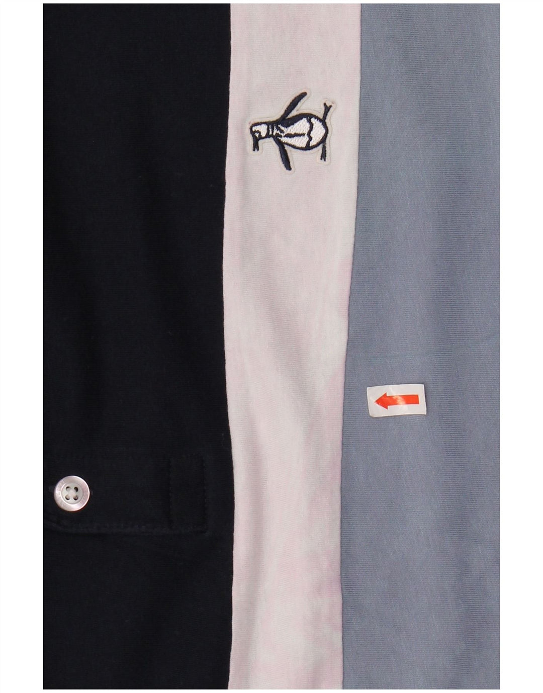 PENGUIN Polo Homme XL Bleu Marine Rayé Coton