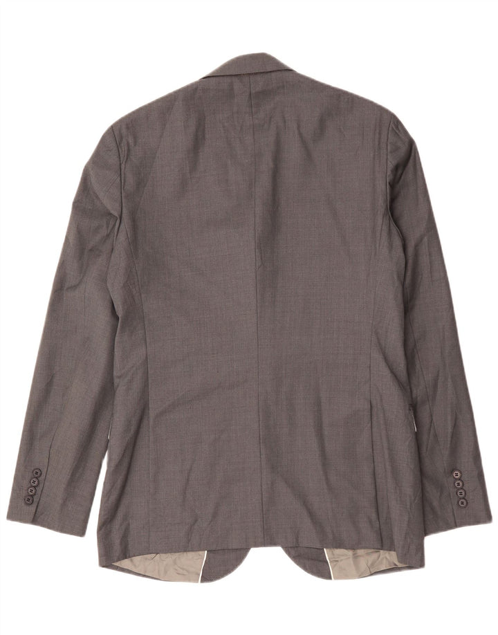 French Connection Veste Blazer Slim Fit 2 Boutons Homme IT 52 XL Laine Grise