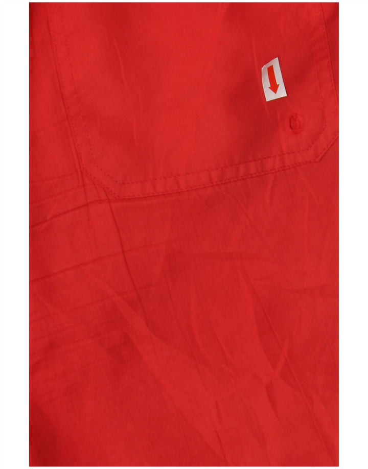 LOTTO Short de Bain Femme UK 18 XL Rouge Polyester