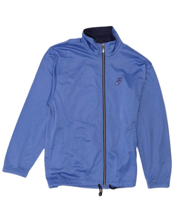 Asics Mens Tracksuit Top Jacket Large Blue