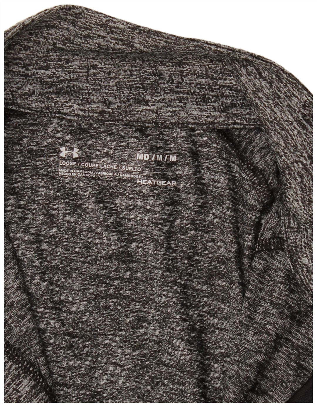 Under Armour Haut de survêtement à manches longues pour femme UK 12 Gris moyen