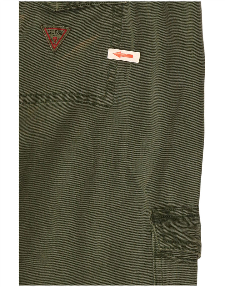 Guess Pantalon Cargo Joggers Femme W28 L29 Vert