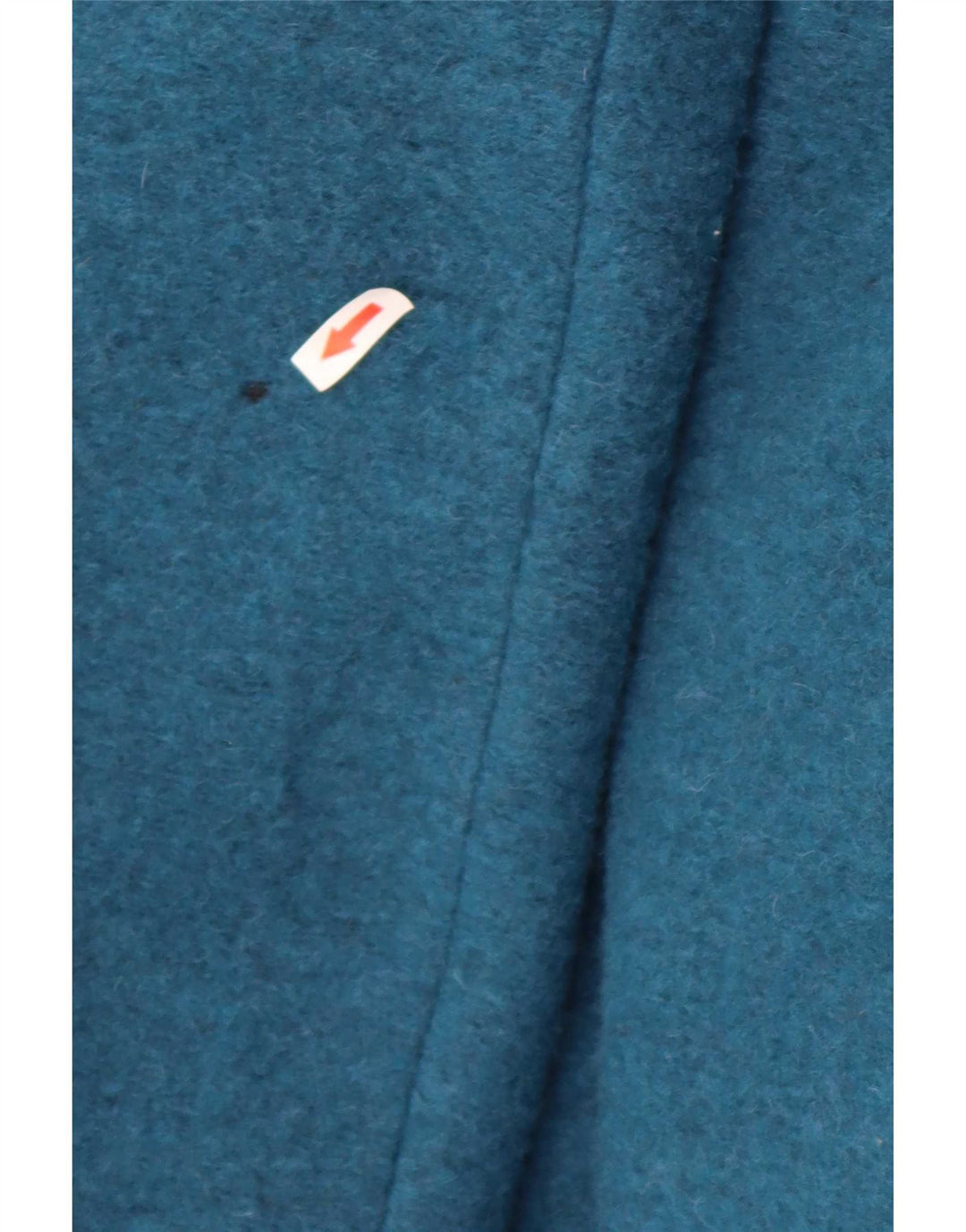 Zara Femme Pardessus UK 14 Medium Bleu Marine Polyester