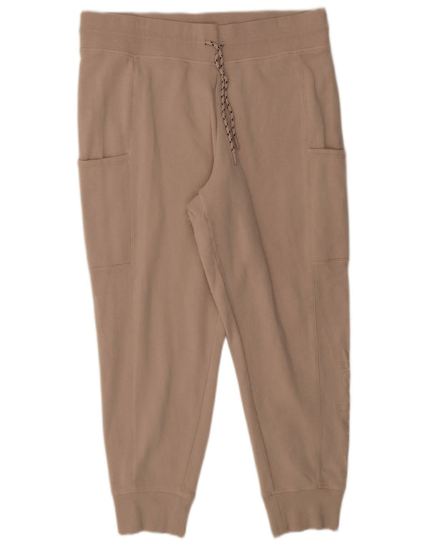 Reebok Pantalon de survêtement graphique pour femme UK 18 XL Beige Coton