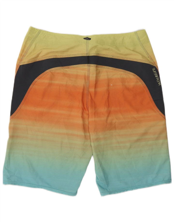 O'NEILL Short de Bain Homme Moyen Rayé Multicolore Polyester