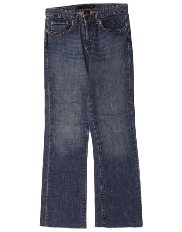 Calvin Klein Jeans bootcut pour femme US 6 Medium W32 L31 Bleu Coton