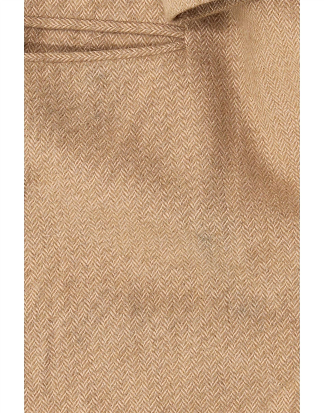Marks & Spencer Manteau pour femme UK 16 Large laine beige à chevrons