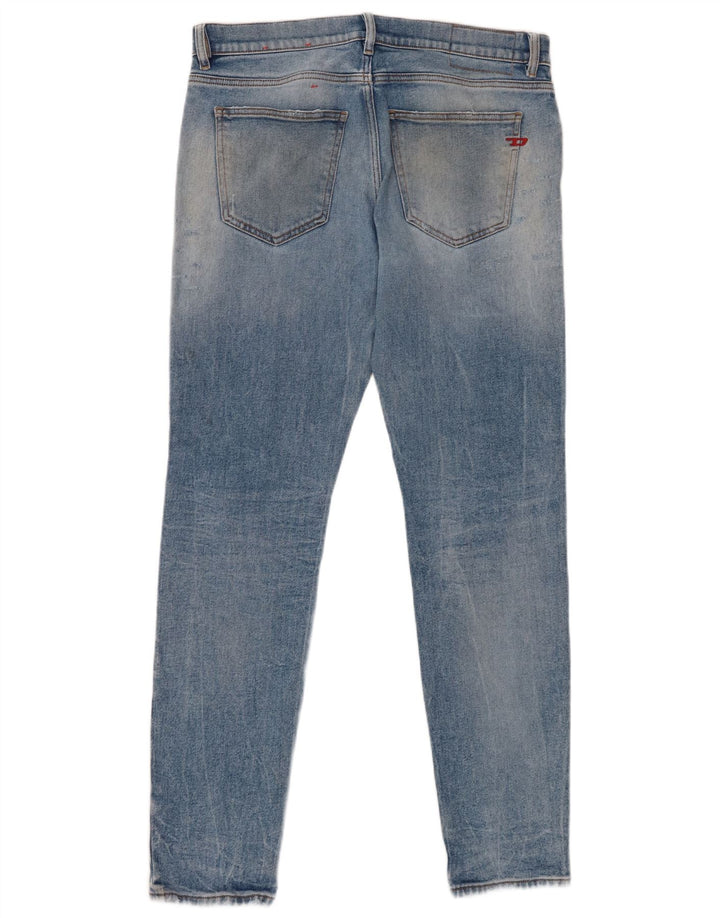 Jean Slim Femme Diesel W33 L32 Bleu Coton