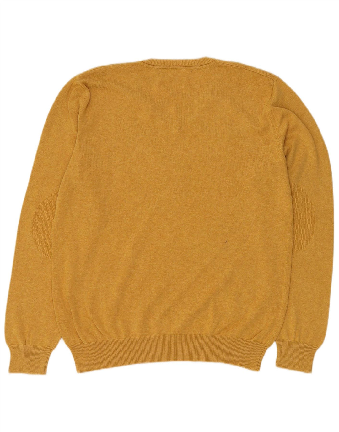 LACOSTE Homme Col V Pull Pull Taille 5 Grand Coton Jaune