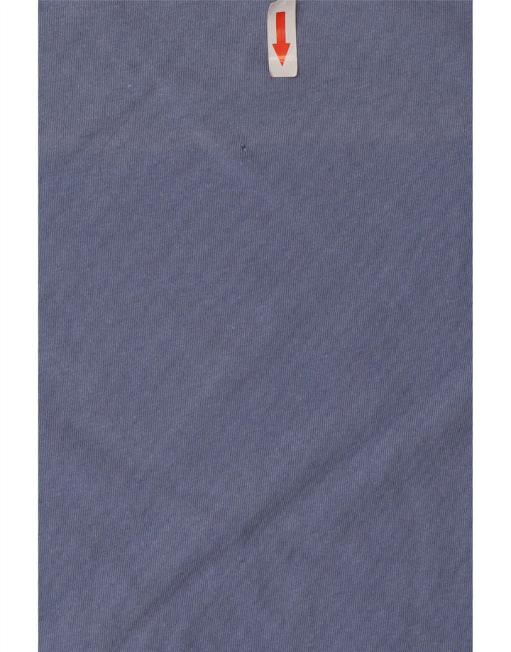 Levi's T-Shirt Graphique Femme UK 14 Bleu Moyen Coton
