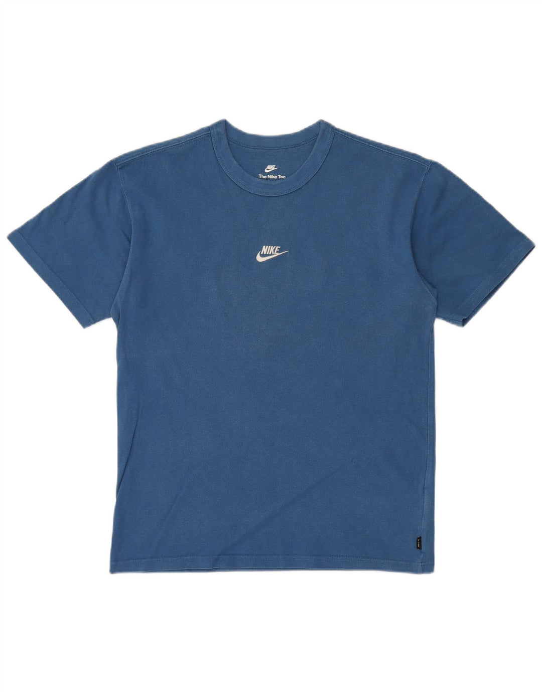 NIKE T-shirt coupe ample pour homme, petit, bleu, coton