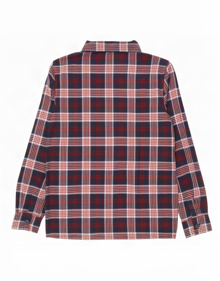 Active Touch Chemise en Flanelle Lumberjack Homme Bleu Marine Moyen à Carreaux en Coton