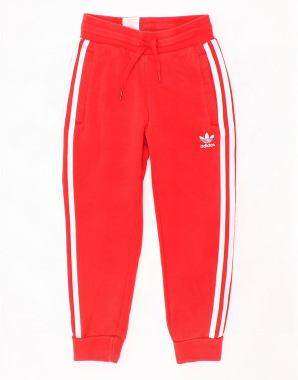 Adidas Pantalon de survêtement garçon Joggers 5-6 ans Rouge Coton
