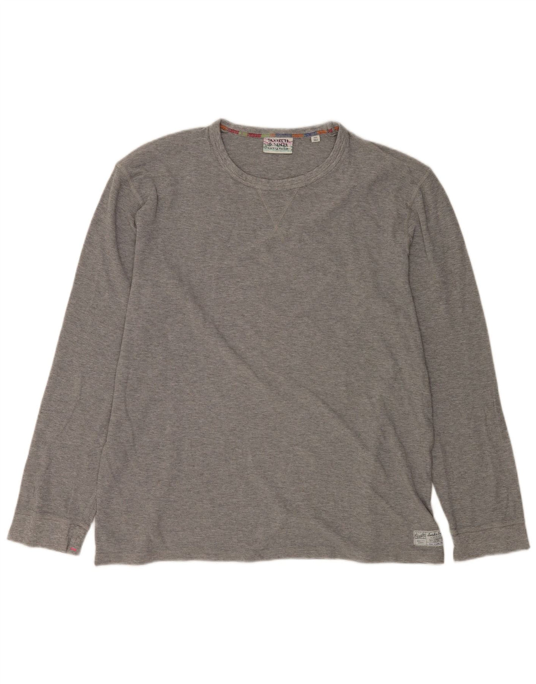 SCOTCH & SODA Haut Homme Manches Longues 2XL Gris Coton