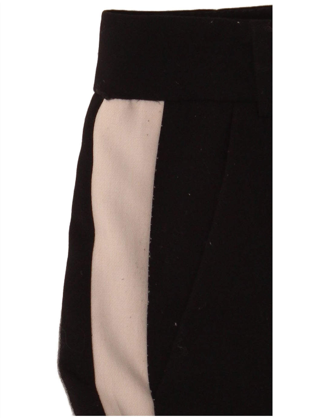 ZARA Femme Pantalon Chino Slim Small Noir Colourblock