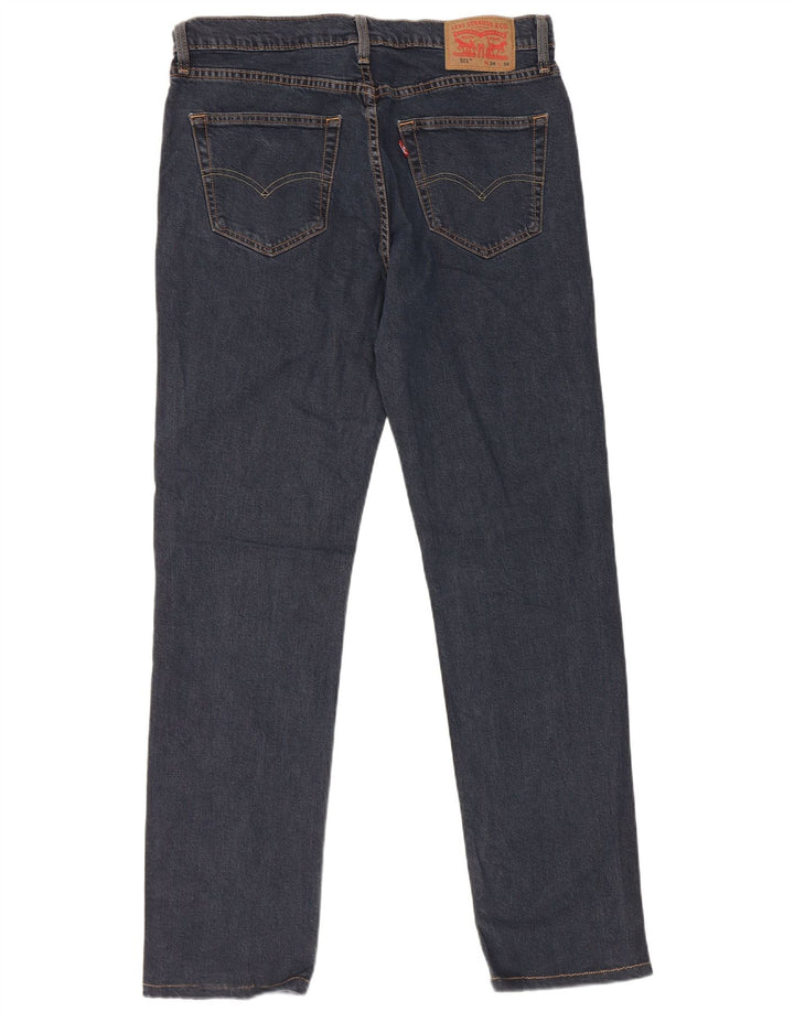 Levi's Jean Slim 511 Homme W34 L34 Bleu Marine Coton