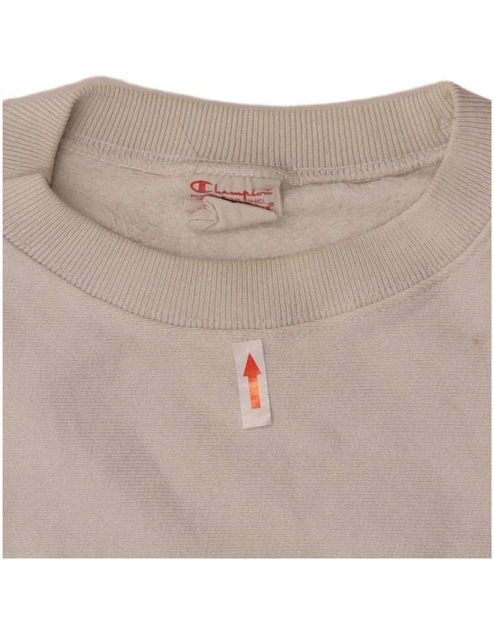 Champion Sweat-shirt pour femme UK 20 2XL Blanc Coton
