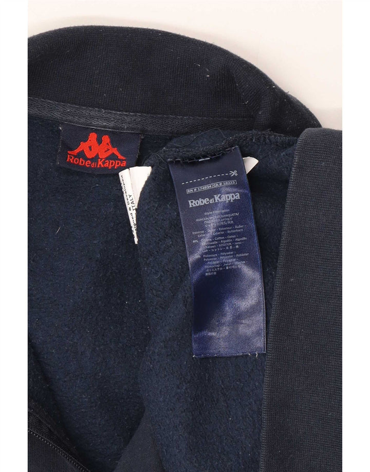 Kappa Veste de survêtement pour homme 2XL Bleu Coton