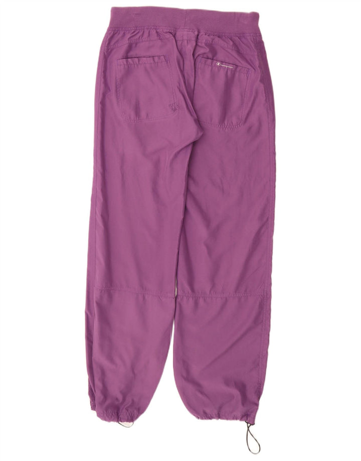 CHAMPION Pantalon de survêtement pour femme UK 14 Large Violet Polyester
