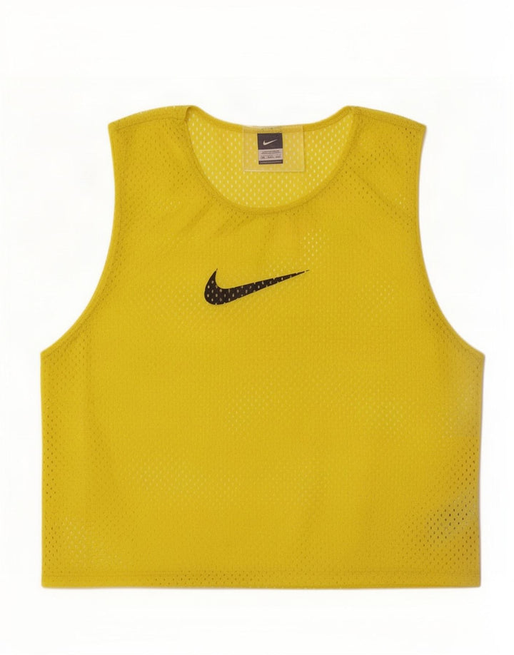 Nike Mens Graphic Débardeur Large Jaune Polyester