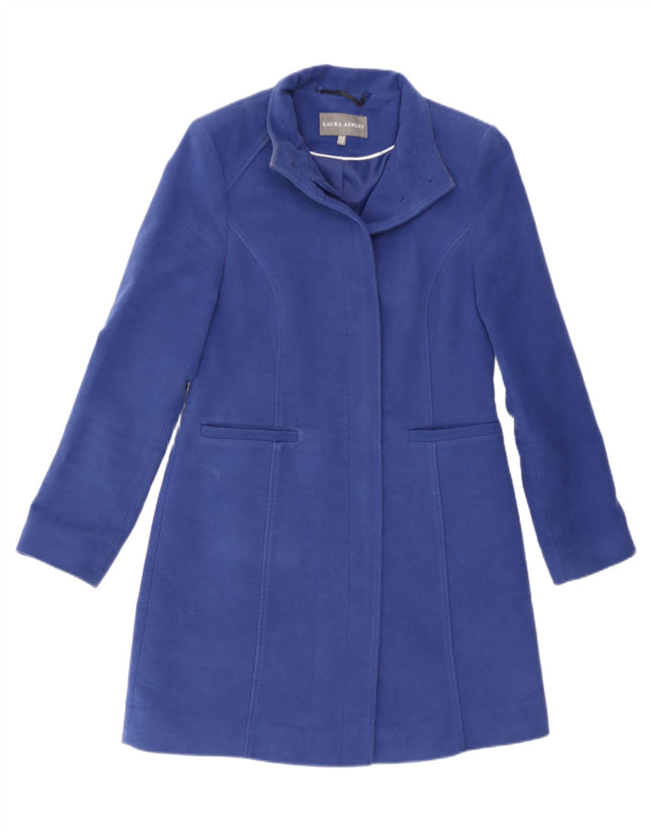 Laura Ashley Manteau pour femme UK 10 Petit coton bleu