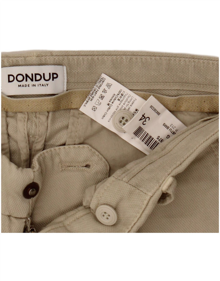 Dondup Pantalon Chino Slim Homme W34 L33 Beige Modal