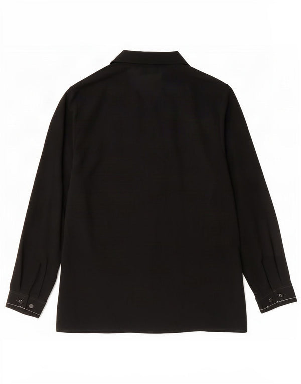 Marks & Spencer Chemisier graphique St. Michael pour femme UK 14 Large Noir
