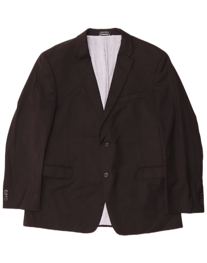 Tommy Hilfiger Veste blazer à 2 boutons pour homme UK 44 2XL Laine noire