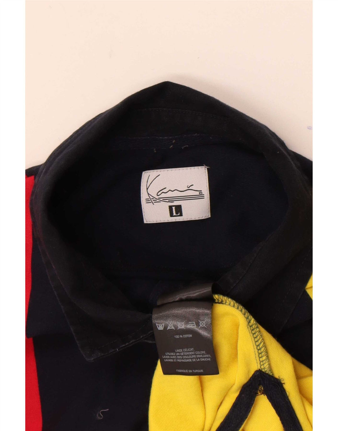 Karl Kani Polo Graphique Homme Large Multicolore Colourblock