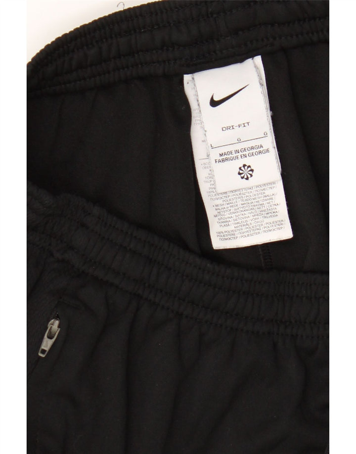 Pantalon de survêtement Nike Dri Fit pour hommes, grand, noir, polyester
