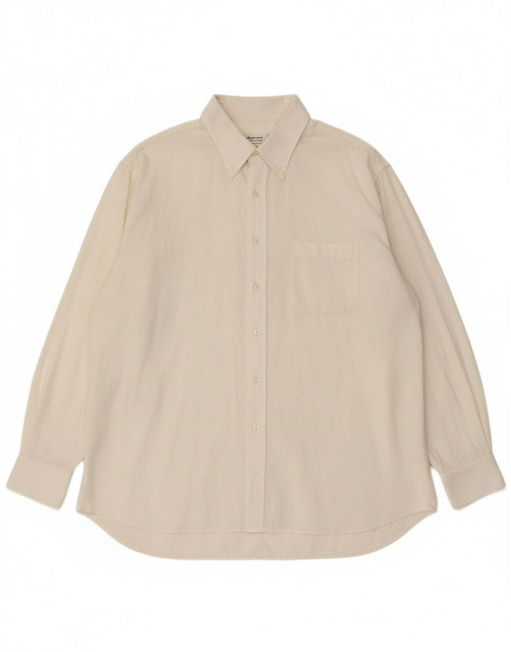 Roccobarocco Chemise Homme Taille 49 3XL Coton Blanc