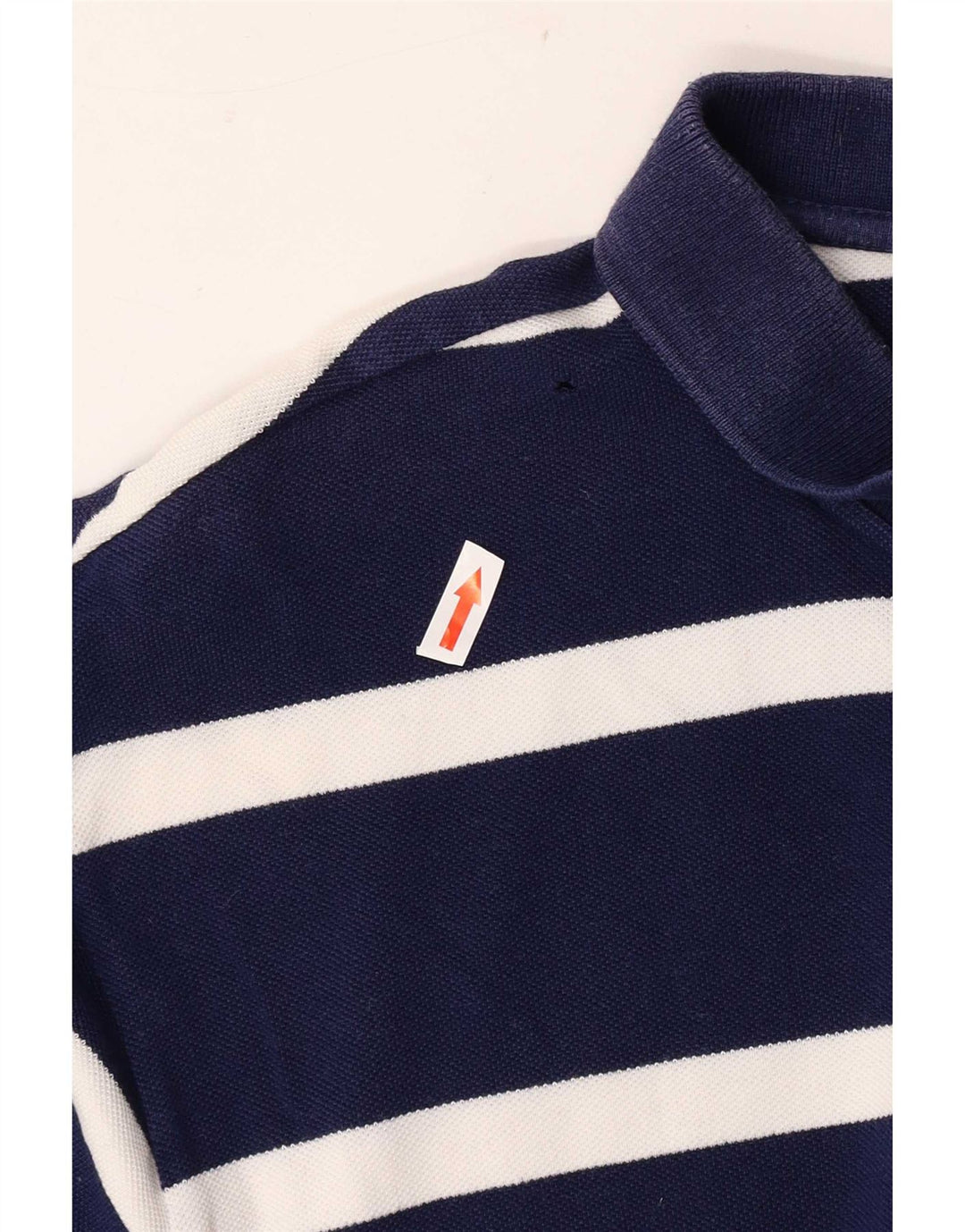 Chaps Polo Homme XL Bleu Marine Rayé Coton
