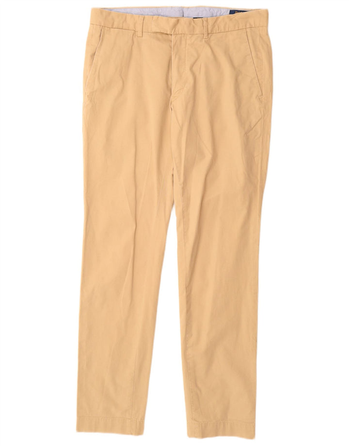 POLO RALPH LAUREN Pantalon Chino Slim Fuselé Homme W32 L31 Coton Beige