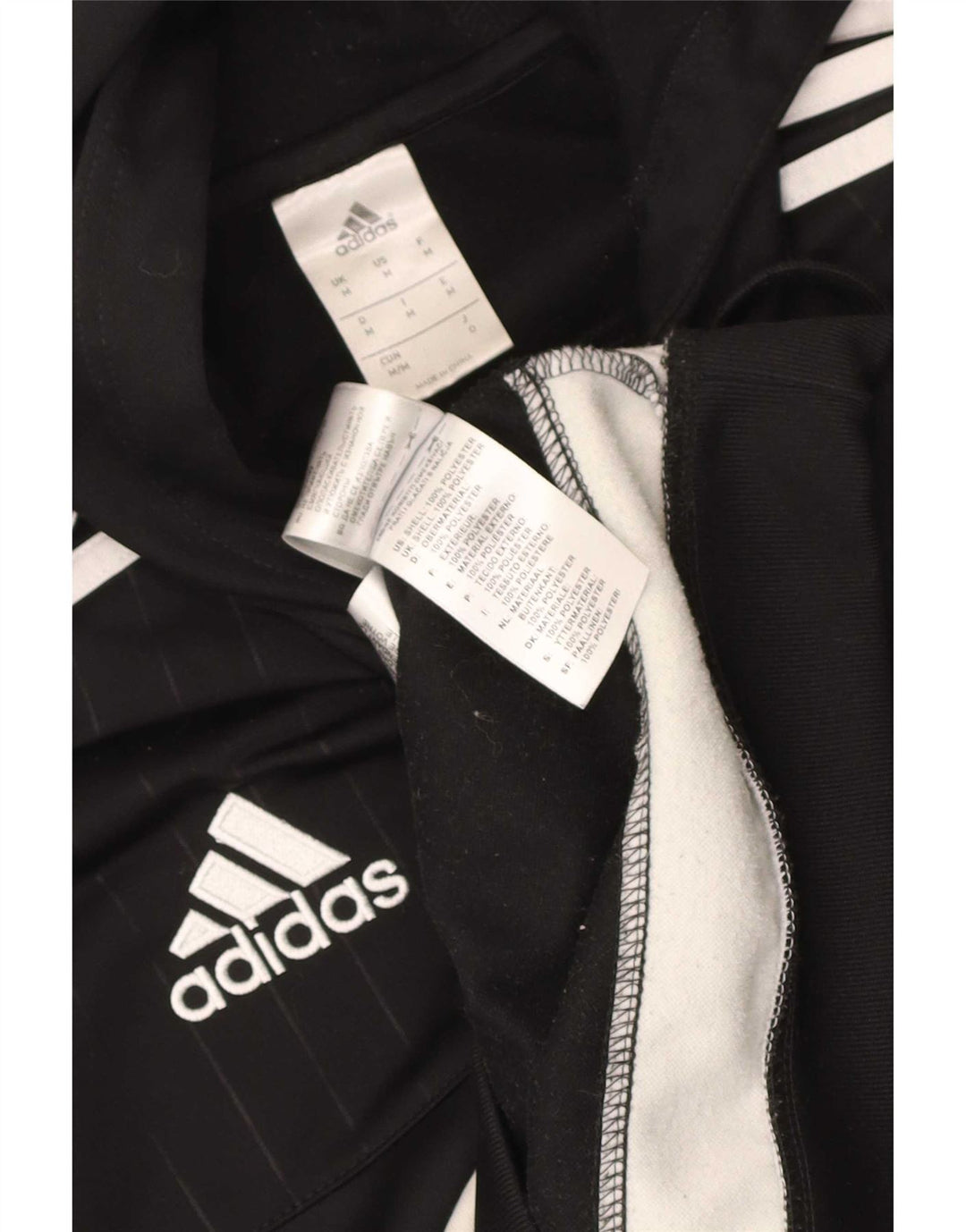 Adidas Pull à capuche graphique pour homme en polyester color block noir moyen