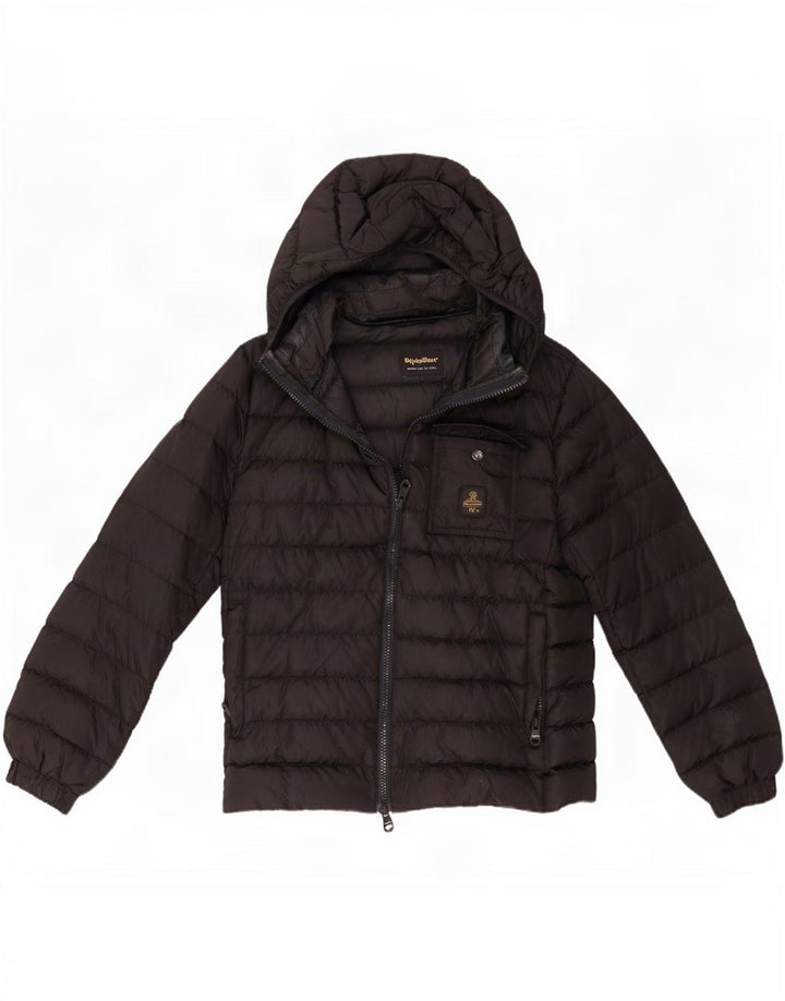 Refrigiwear Veste matelassée à capuche garçon 10-11 ans Noir Polyamide