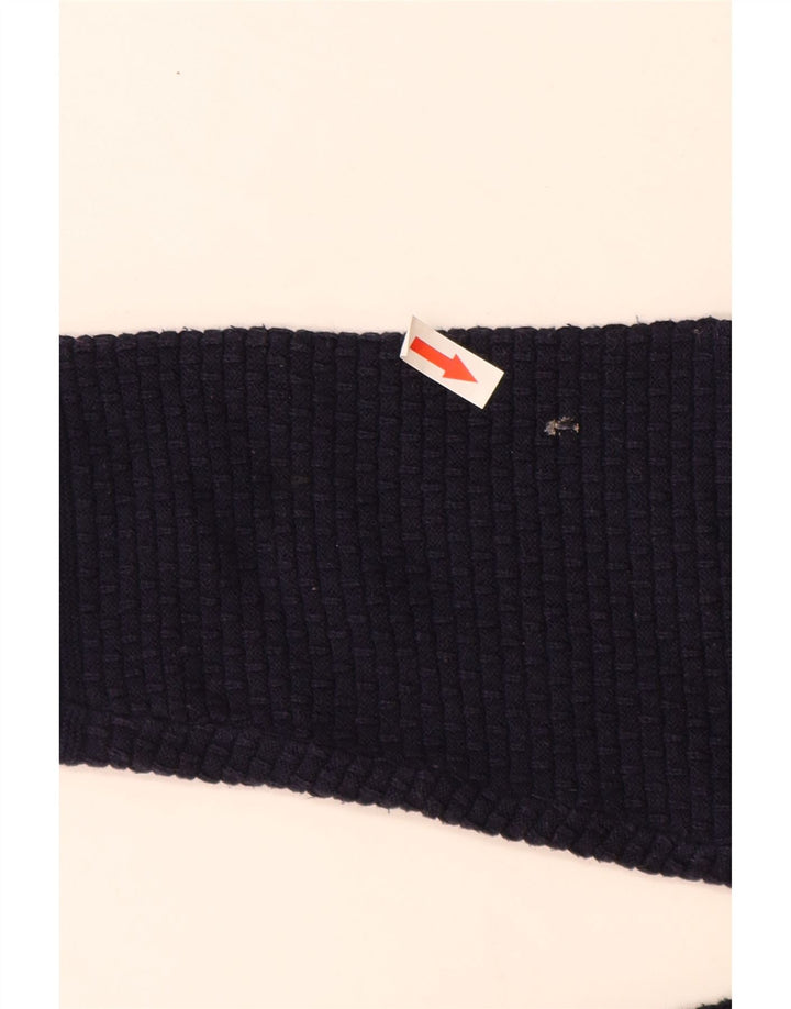 Ted Baker Pull à col rond pour homme Taille 3 Bleu marine moyen Coton