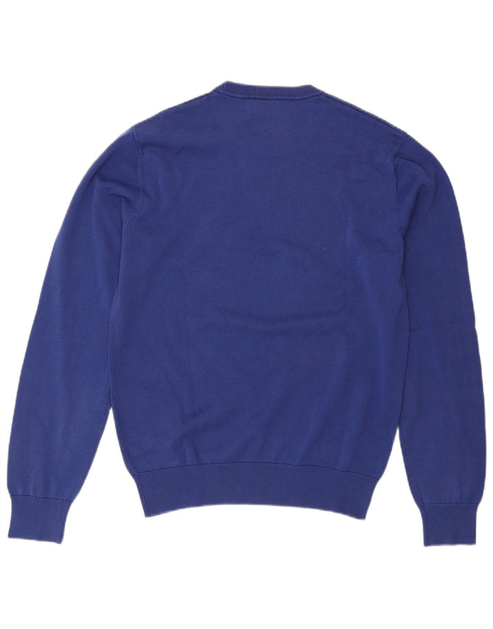 Armani Jeans Pull ras du cou pour homme en coton bleu petit