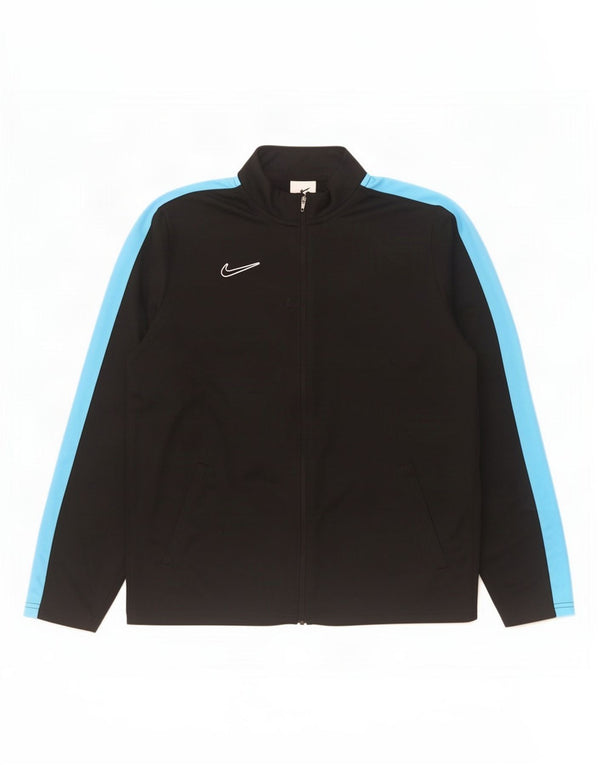Veste de survêtement Nike Dri Fit pour garçon 13-14 ans XL Noir Colourblock