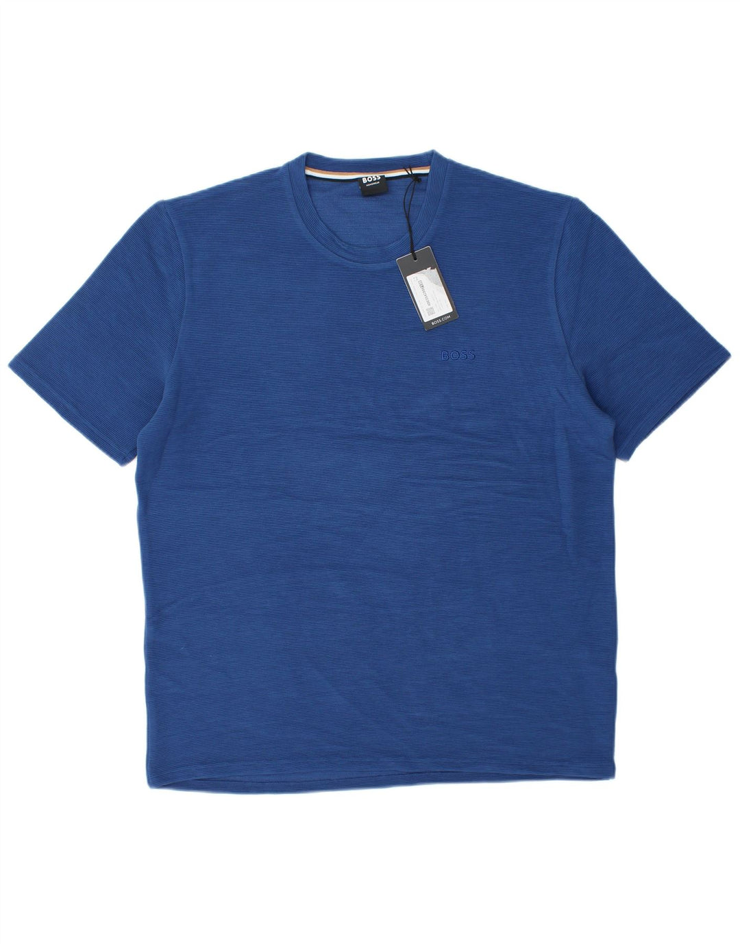 Hugo Boss Homme T-Shirt Top Bleu Moyen Modal