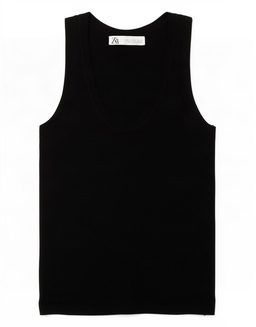 Zara Femme Débardeur UK 8 Petit Noir Polyester
