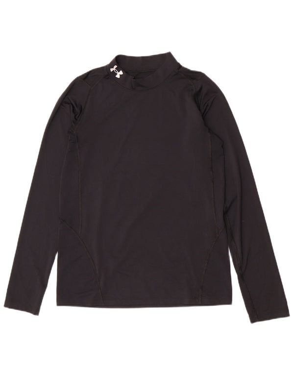 Under Armour Heat Gear Haut à manches longues pour garçon 13-14 ans XL Noir