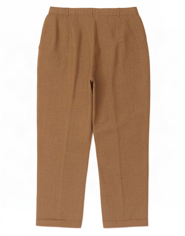 Marks & Spencer Pantalon de costume droit pour femme UK 14 Medium W30 L27 Beige