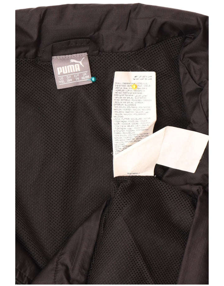 Puma Veste de pluie garçon 13-14 ans Noir Polyester